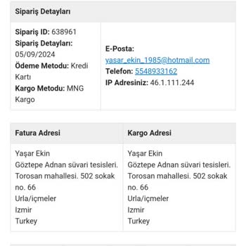Uygunparca.com Ürün Tedarik Edilmedi Ve Fiyat Artışı Yaşandı