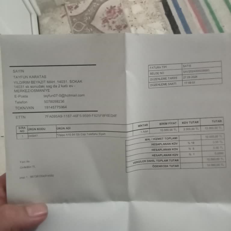 Soylu AVM Oppo A16 Telefonun İkinci El Çıkması Ve Garanti Sorunu