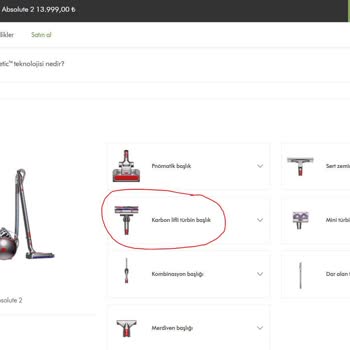 Dyson Cinetic Big Ball Absolute 2 Kutu İçeriğindeki Yanıltıcı Durum