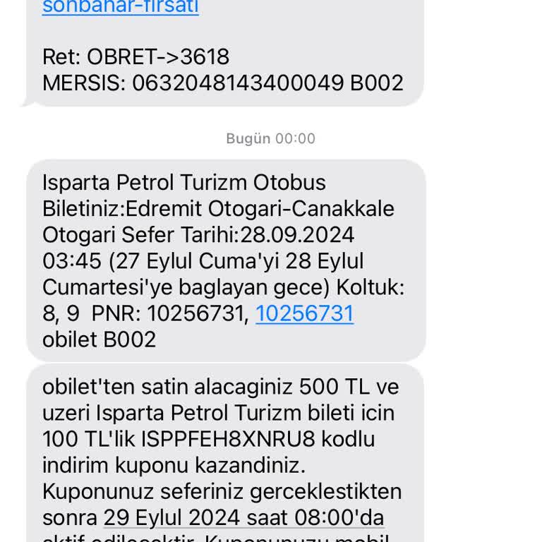 Obilet Otobüs Saatinde Gelmedi Ve Bilgilendirme Yapılmadı
