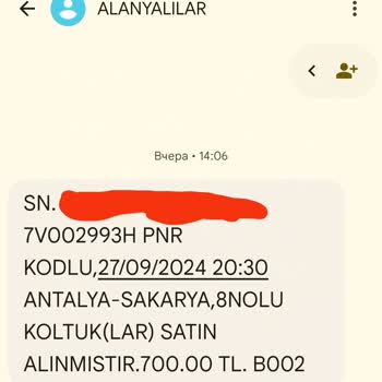 Alanyalılar Turizm Müşteriye Karşı Adaletsizlik