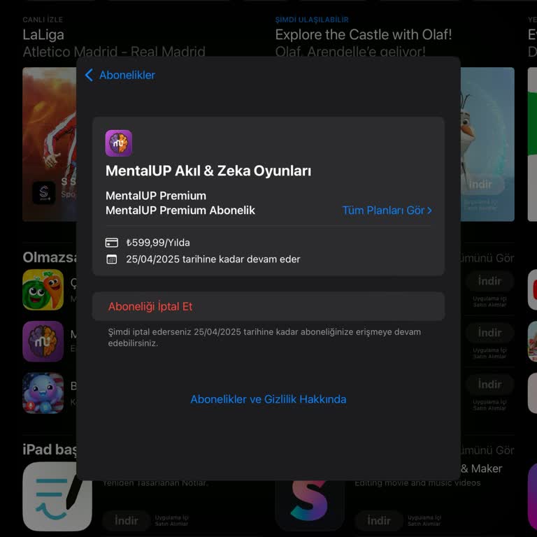 Mentalup Profil Silme Sorunu.