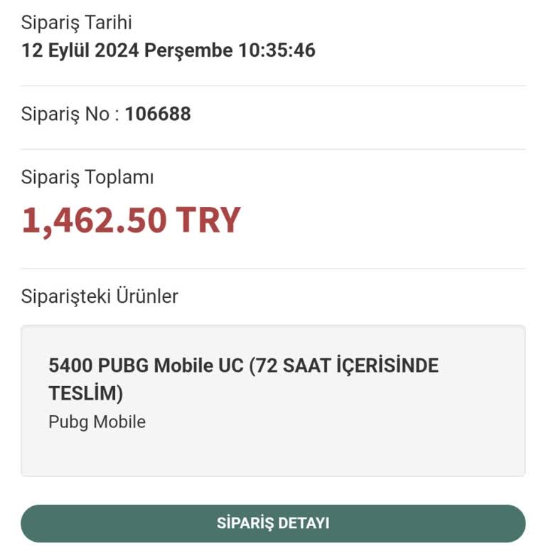 enucuzpubg.com Siparişim Teslim Edilmedi Ve İletişim Sorunu Yaşıyorum