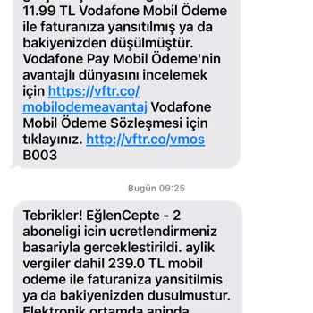 Eğlen Cepte -2 Kendi Kendine Abonelik Verip Faturaya Yansıtıyor