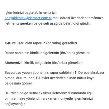 D-Smart Engelli İndiriminden Yararlandırmıyor!