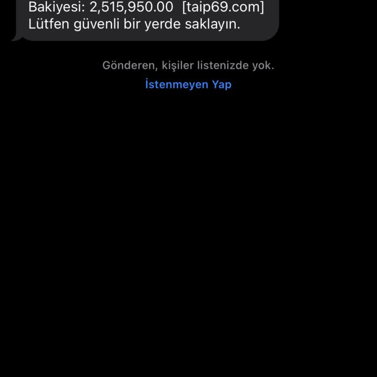 taip69.com Tarafıma Gelen Bilmediğim Tanımadığım Bir Mesaj!