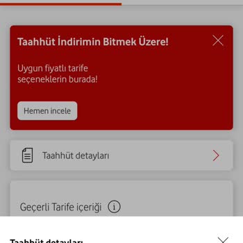 Vodafone Tarife Bitiminde Yanıltıcı Bilgilendirme