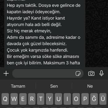 Zirve Parfüm Kozmetik Tehdit Mesajları Ve Gelmeyen Kargo Ücreti