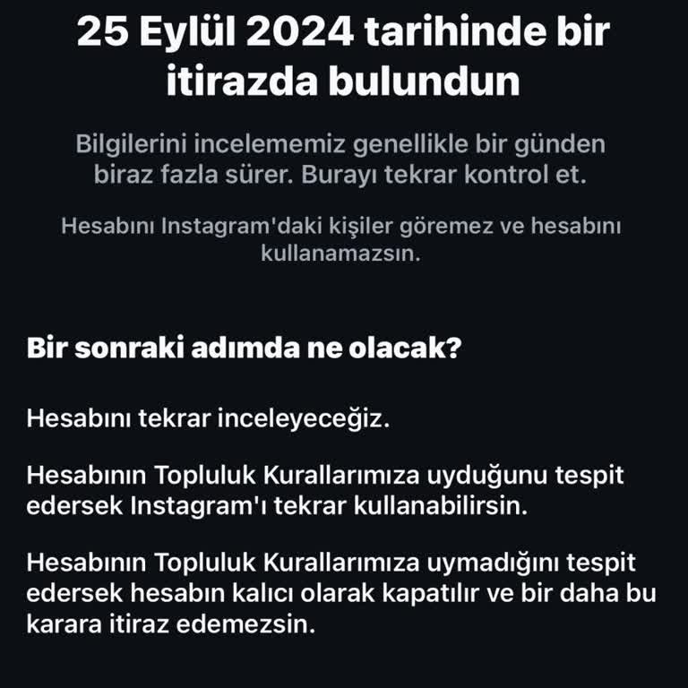 Meta Instagram Hesap Kapaması