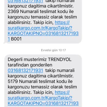 Sürat Kargo Teslim Edilmeyen Kargo