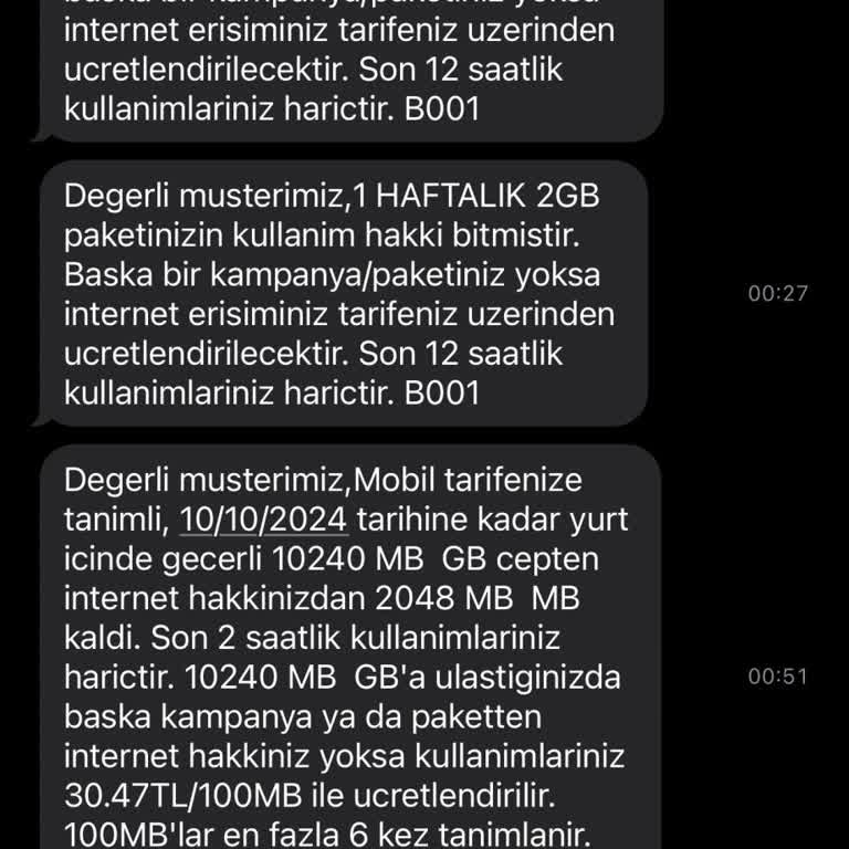 Türk Telekom İnternetim Kullanmadan Bitti.