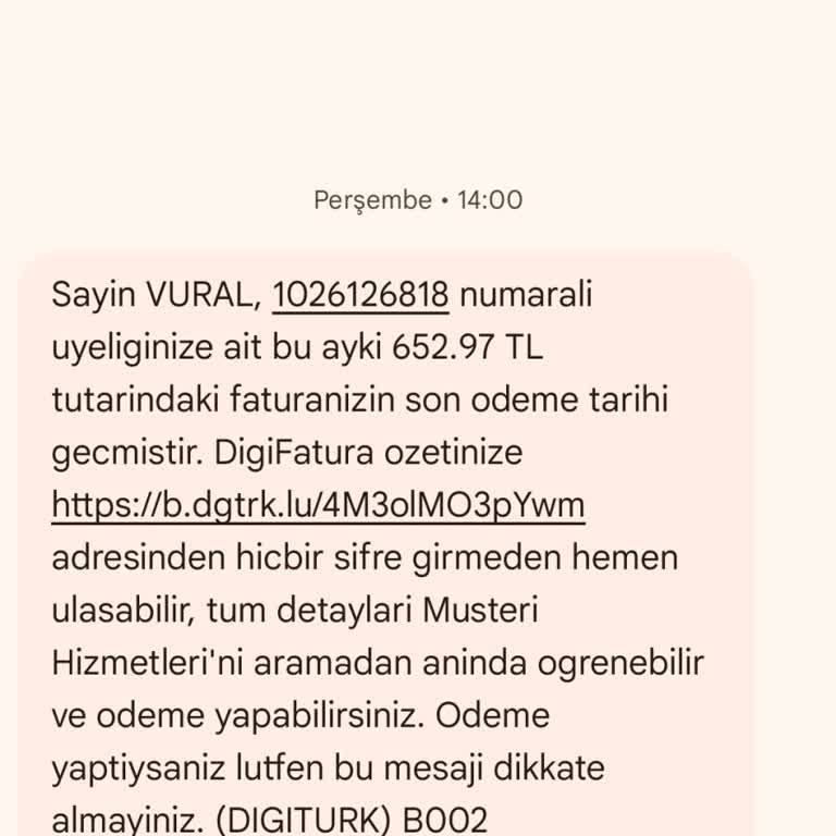 Digiturk İradem Dışında Abone Yapıp Fatura İstemek