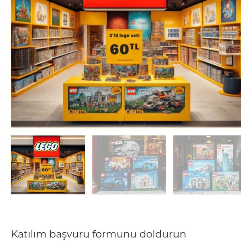 Toyzz Shop Adı İle 60 Tl Lego Kampanyası