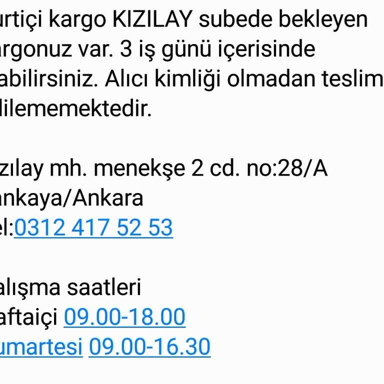 Yurtiçi Kargo Kargomu Parasını Ödediğim Kargoyu Teslim Etmiyor
