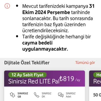 Vodafone'un Fahiş Fiyat Artışı Müşteriyi Mağdur Ediyor