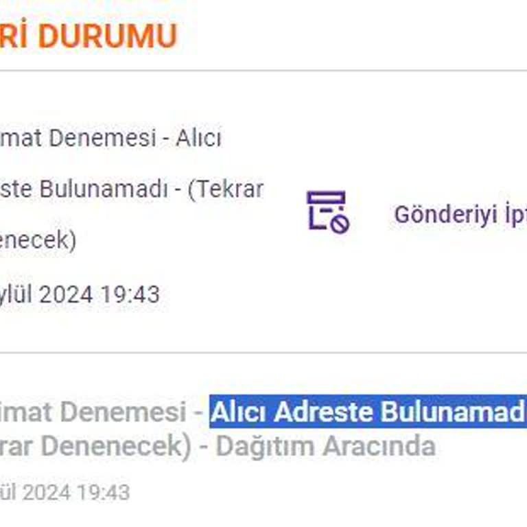 Hepsijet "evde Bulunamadı" Diyerek Kargomu Teslim Etmedi