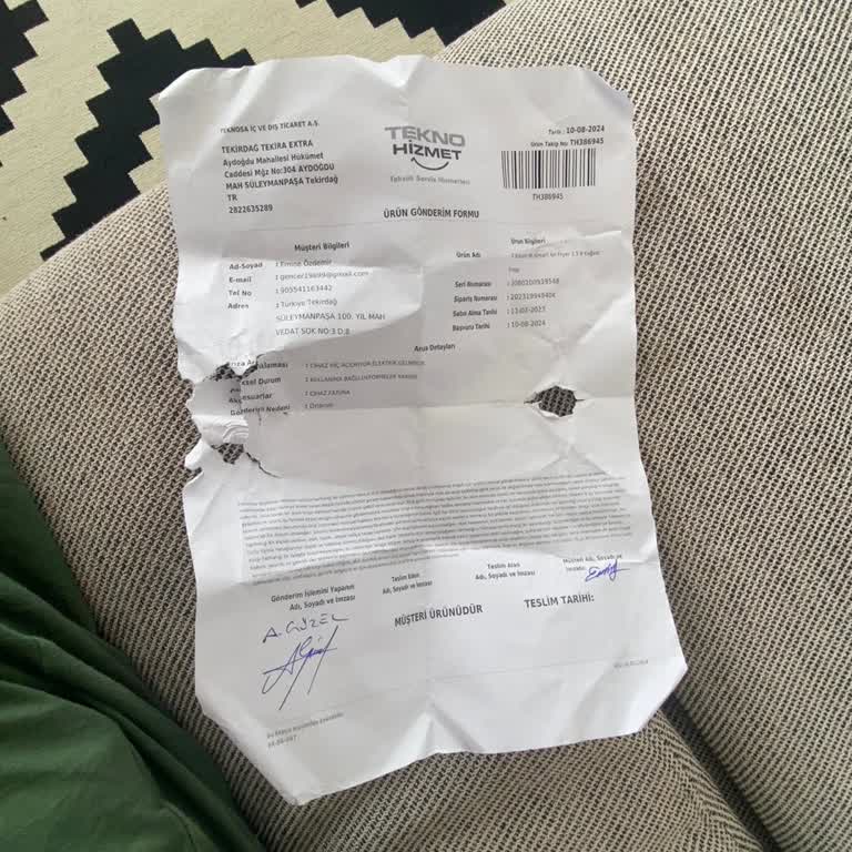 Teknosa Garanti Sürecinde Kırılan Cihaz Ve Geciken Geri Dönüş