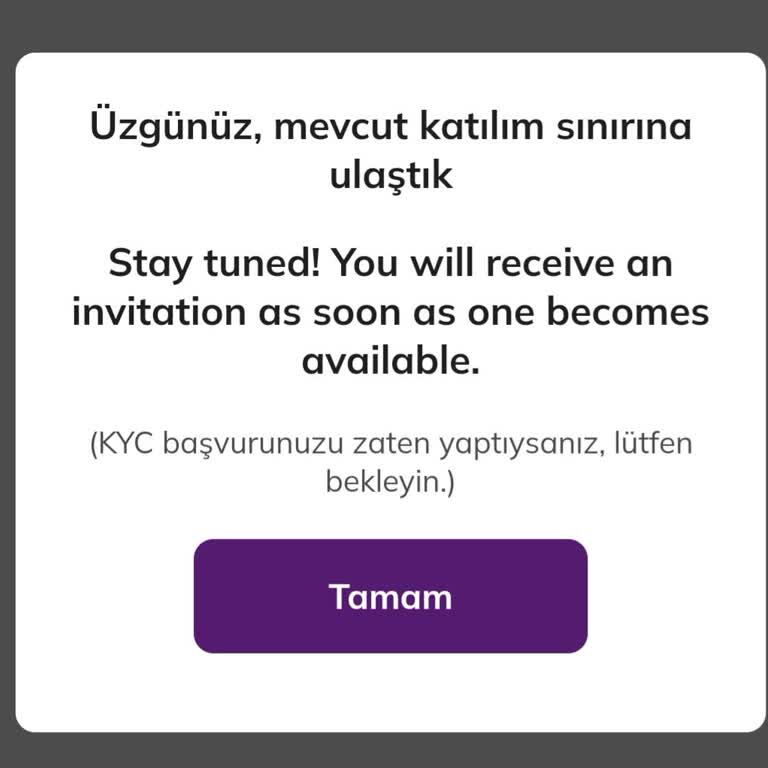 Pi Network Kyc Hatası