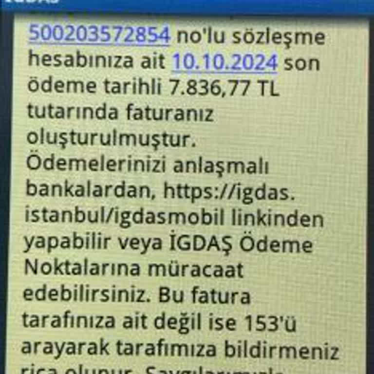 İGDAŞ Haksız Yere Fatura