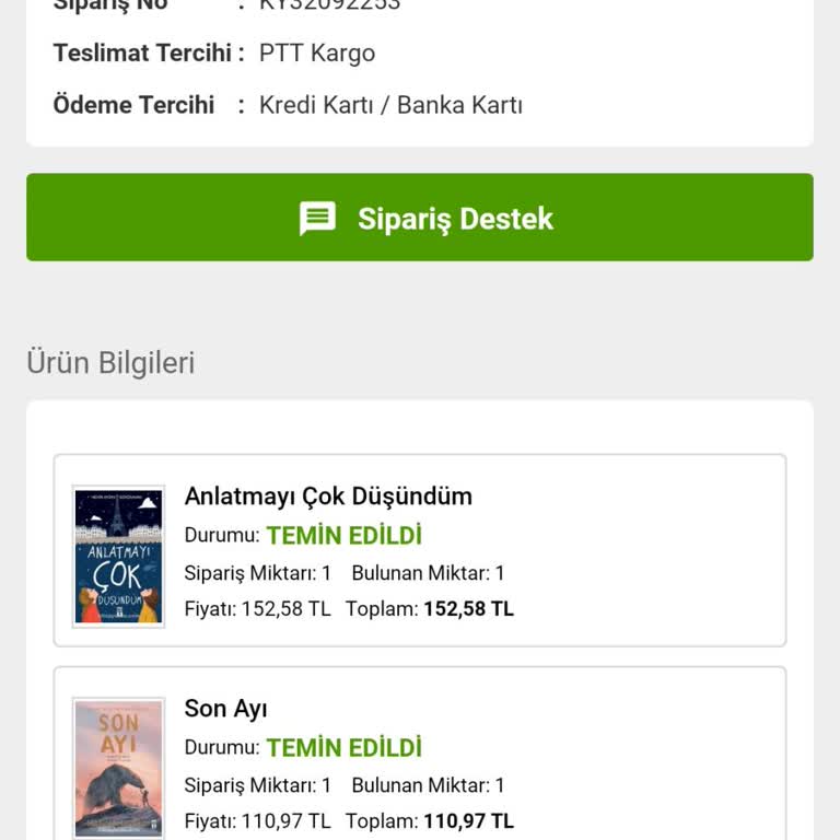 Kitapyurdu'ndan Aldığım Kitaplar Kargo Verilmedi