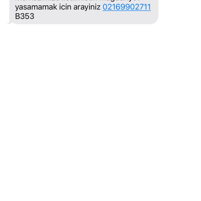 E.UZLASMA (SMS) EKL-UZLAŞMA'dan Gelen Mesaj