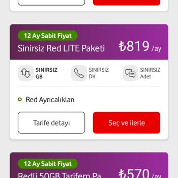 Vodafone Tarife Seçenekleri Yetersizliği ve Müşteri Hakları İhlali
