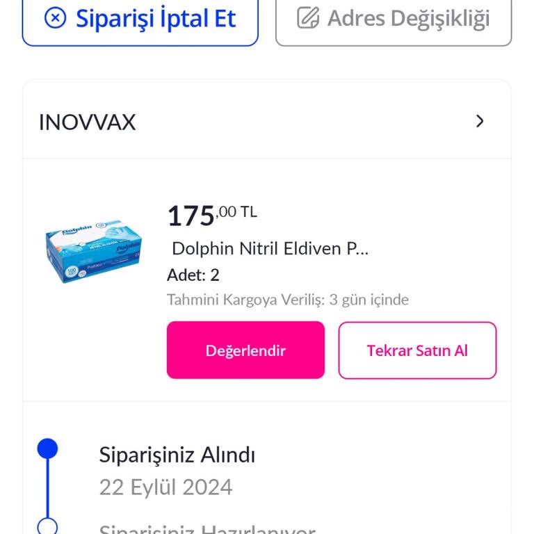 Pazarama Siparişin Gecikmesi Ve İletişim Eksikliği