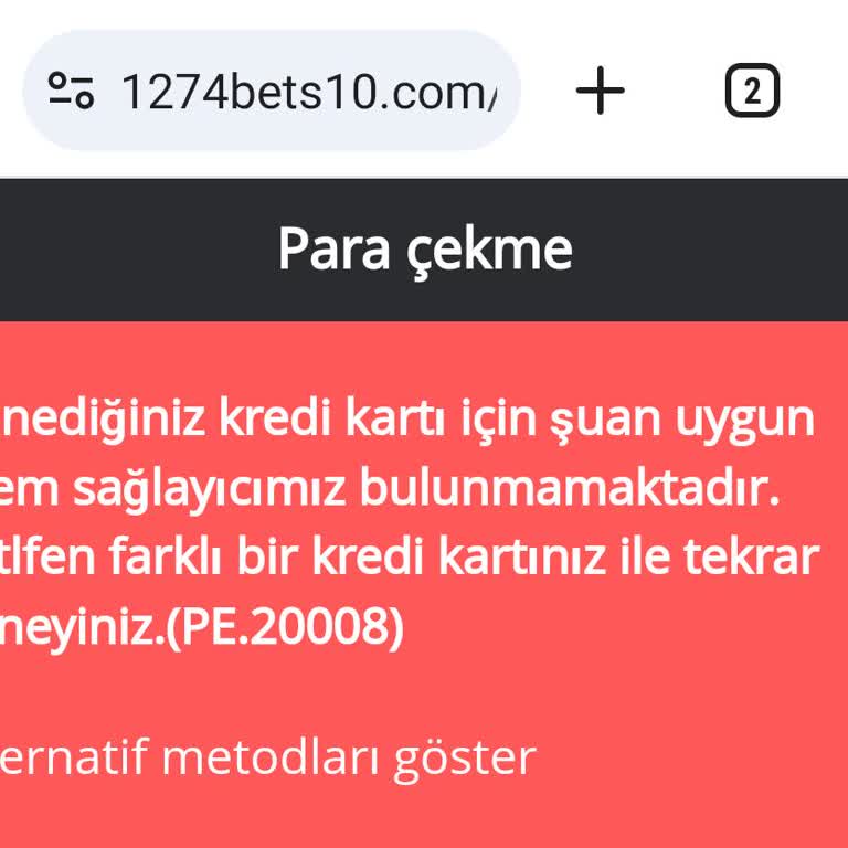 Bets10 Mağdurum Para Çekemiyorum