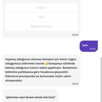 Getir Ücret İadesi Sorunsalı