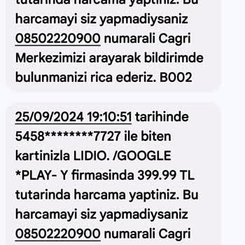 Lidio Uygulamasında Güvenlik Açığı Ve Yetkisiz Çekim Sorunu
