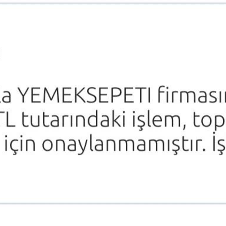 Yemeksepeti Çifte Ödeme Sorunu Ve İlgisizlik