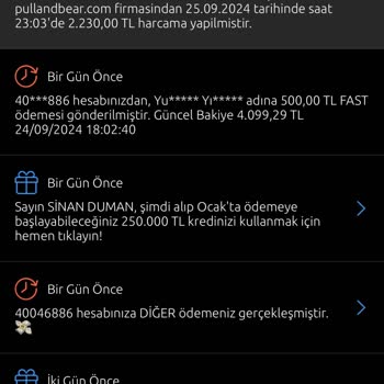 Iyzico/Pull And Bear Sitesi Kartımdan Para Çekmiş