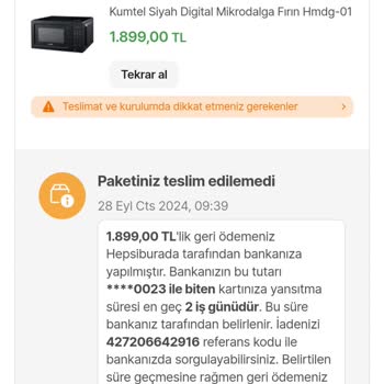 Hepsiburada Fiyat Yükselince Sipariş İptali Yapma