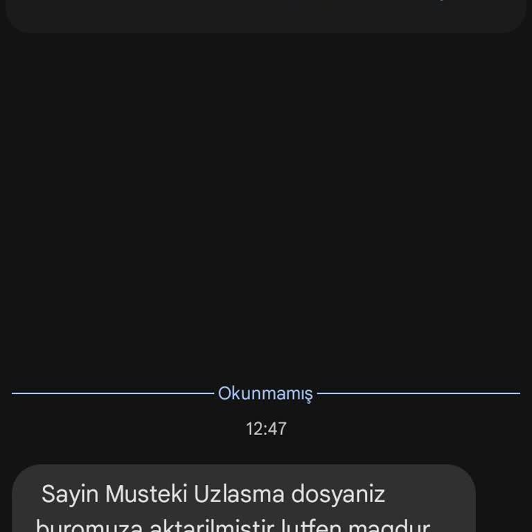 E.UZLASMA (SMS) Haksız Suçlama Ve Onaysız İşlemlerle Karşı Karşıya Kaldım
