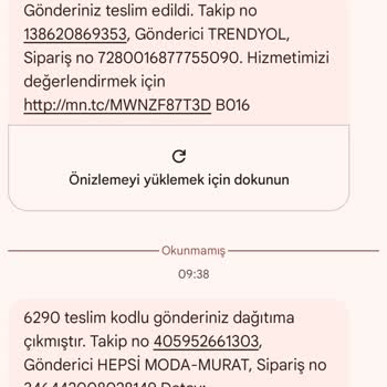 Hepsi Moda Eksik Ürün Bir Ürün De Küçük Geldi