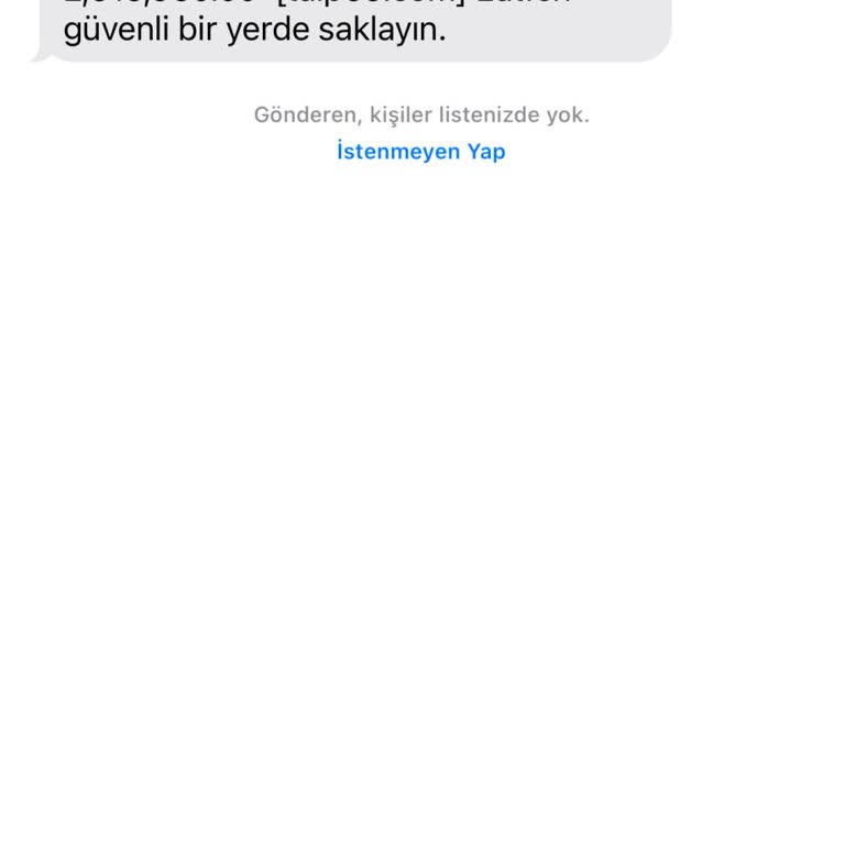 Meta Haberim Olamayan Bilinmeyen Mesaj
