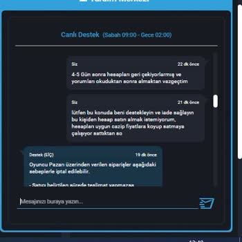 GameSatış Hesap Geri Alınma Mağduriyeti