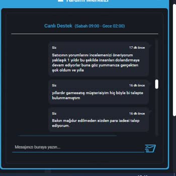 GameSatış Hesap Geri Alınma Mağduriyeti