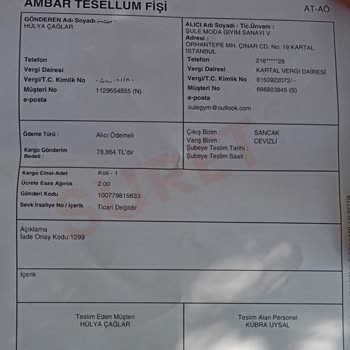 Şule Giyim İade Parası Yatırmadı