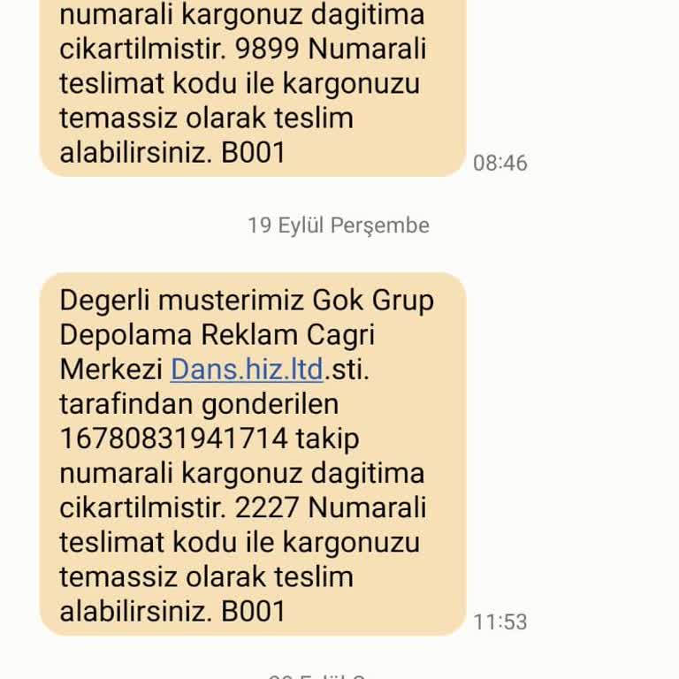 Gök Grup Depolama Yanlış Gönderilen Kargoyla İcra Tehdidi