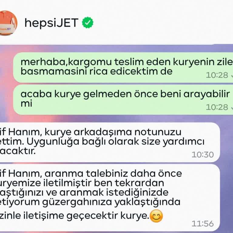 Hepsijet Taleplerimi Umursamadı Ve Mağduriyete Uğrattı.