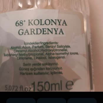 Eyüp Sabri Tuncer Gardenya Kolonya Toplatılması