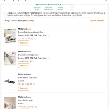 Trendyol Ve Madame Coco'dan Mağduriyet Yaratan Kargo Ve İade Süreci