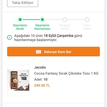 Trendyol Sipariş Ettiğim ( Ödemesini Yaptığım ) Ürün Teslim Edilmiyor.