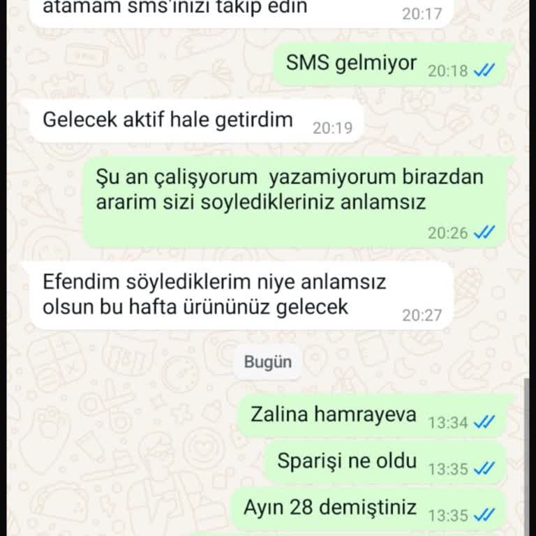 Modanın Işıltısı Ürün Göndermiyorlar Yalan Atılıyor