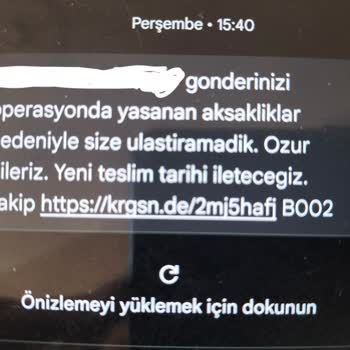 Kargomsende Paketimi Teslim Etmiyor Ve İade Başlatmış