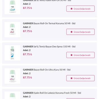 Garnier Roll Onların Yaptığı Turuncu Ve Geçmeyen Lekeler