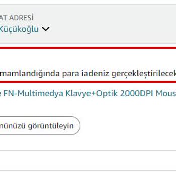 Amazon Firması Artık Çok Kötü Kargo Gelmiyor Para İadesi Yapılmıyor