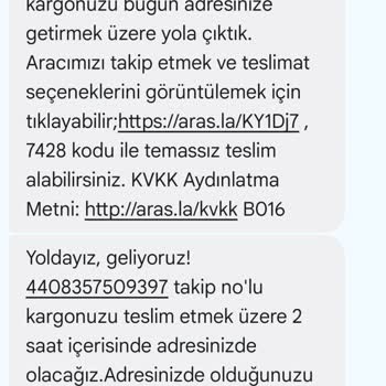 Aras Kargo Setbaşı Şubesi Ve Kuryeleri Sistemi Hiçe Sayıyor!