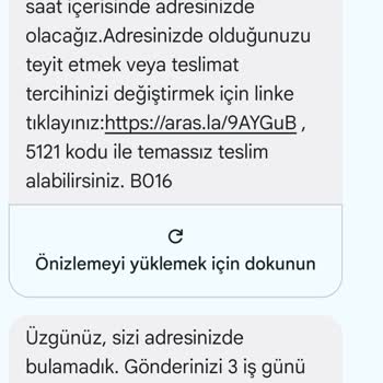 Aras Kargo Setbaşı Şubesi Ve Kuryeleri Sistemi Hiçe Sayıyor!